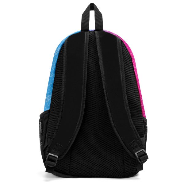 Anpassen Rosa Hellblau Sport Rucksäcke Mit Personalisiert Namen, Zahlen und Logos. Online – Bild 3