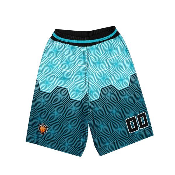 Benutzerdefinierter Aqua Basketball Jersey Uniform Anzug gedruckt Ihr Logo Name Nummer Online – Bild 3