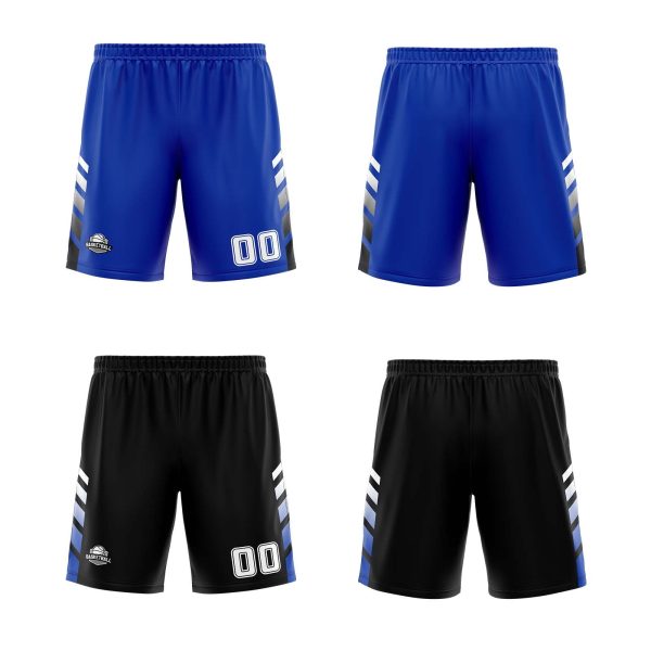 Benutzerdefinierte Blau Schwarz Weiß Reversible Basketball Jersey Personalisierte Print Name Nummer Logo Jetzt online – Bild 2