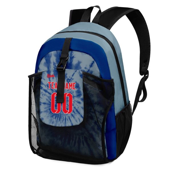 Anpassen Blau Sport Rucksäcke Mit Personalisiert Namen, Zahlen und Logos Jetzt online