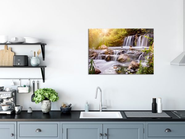 Wasserfall, Glasbild Mode – Bild 3
