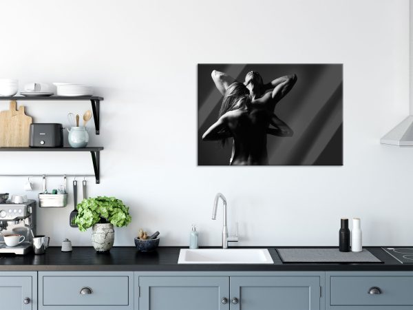 Fitness Paar, Glasbild Mode – Bild 3