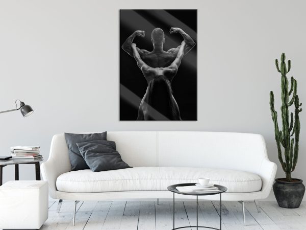 Sexy sinnliches Paar, Glasbild Schn?ppchen – Bild 2