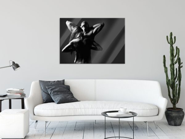Fitness Paar, Glasbild Mode – Bild 2