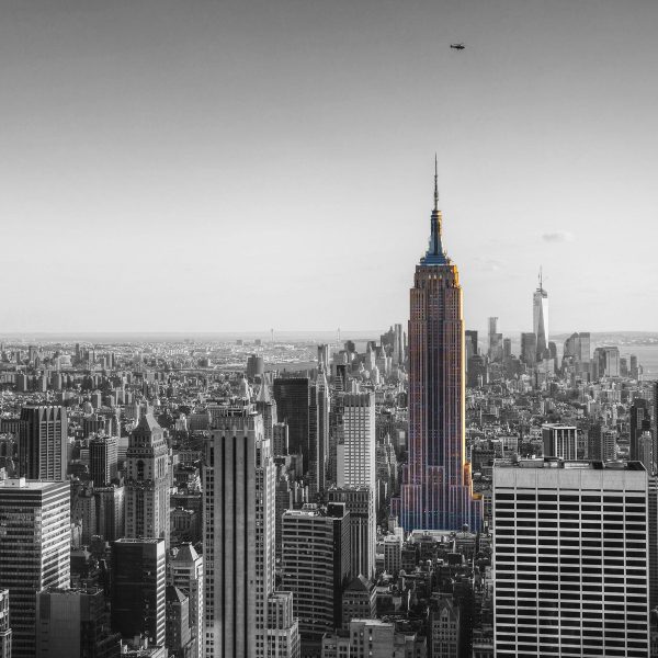 traumhafte Empire State Building, Glasbild Quadratisch Online – Bild 5