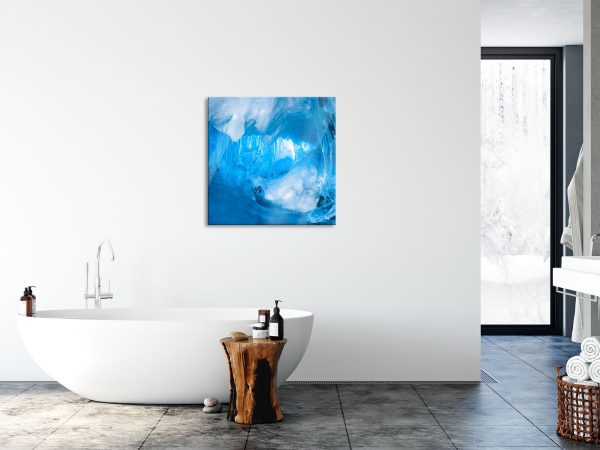 Prächtige Eishöhle, Glasbild Quadratisch Rabatt – Bild 4