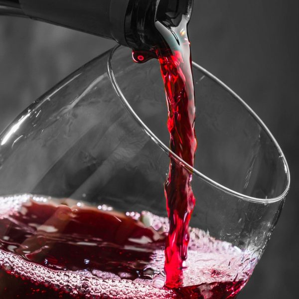 köstlicher Rotwein, Glasbild Quadratisch Schn?ppchen – Bild 5
