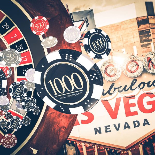 Las Vegas Casino Roulette, Glasbild Quadratisch Im Angebot – Bild 5