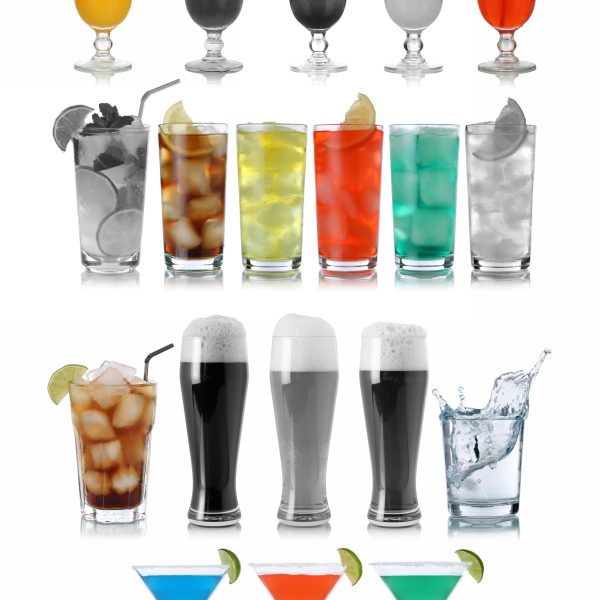 Drinks für Frauen und Männer, Glasbild Quadratisch Rabatt – Bild 5