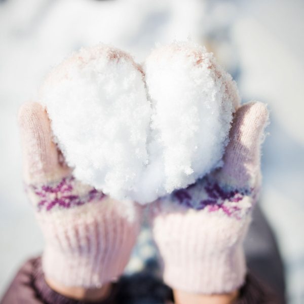 Herz aus Schnee, Glasbild Quadratisch Verkauf – Bild 5