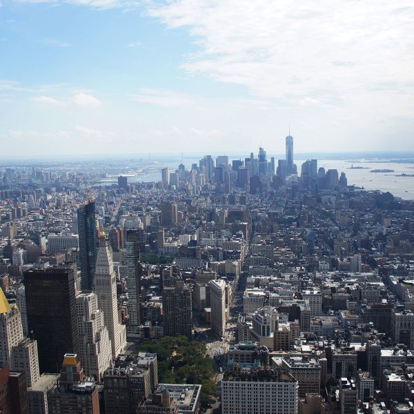 New York City Panorama, Glasbild Quadratisch Online – Bild 5