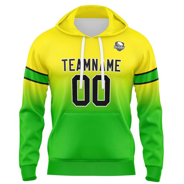 Benutzerdefinierter Verlauf Sweatshirt-Hoodie für Mann, Frau, Mädchen, Junge. Drucken Sie Ihr Logo, Ihren Namen und Ihre Nummer Schn?ppchen – Bild 2