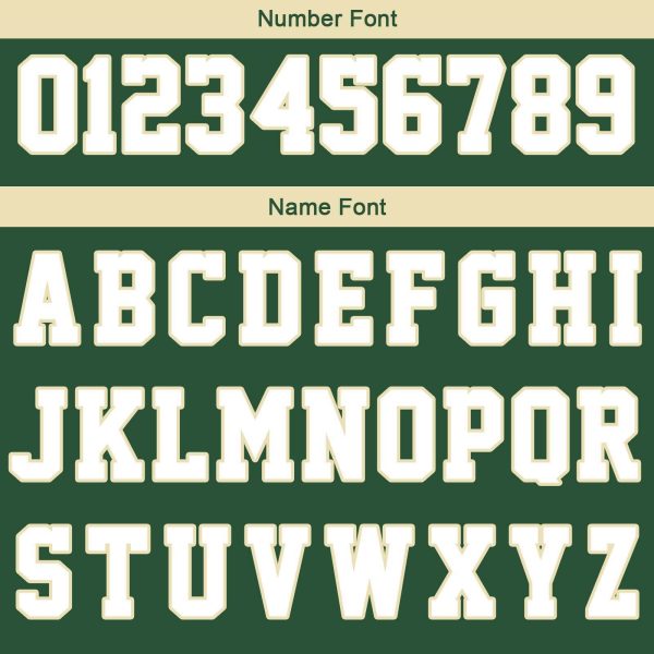 Benutzerdefinierte Dunkelgrün Weiß Creme Reversible Basketball Jersey Personalisierte Print Name Nummer Logo Jetzt online – Bild 5