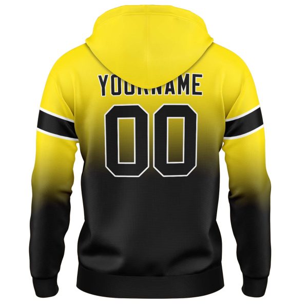 Benutzerdefinierter Verlauf Sweatshirt-Hoodie für Mann, Frau, Mädchen, Junge. Drucken Sie Ihr Logo, Ihren Namen und Ihre Nummer Im Angebot – Bild 3