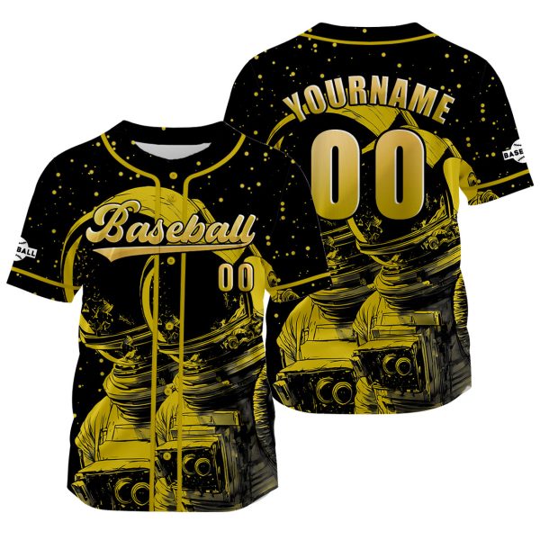Benutzerdefiniert  Gelb Baseball Uniformen Drucken für Jungs Mädchen und Kinder Machen Ihr Team Mehr Vielfältig Schn?ppchen