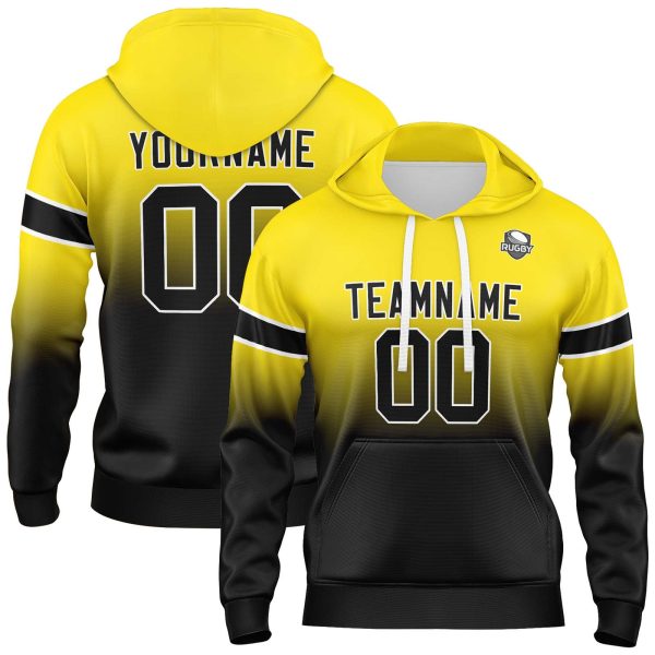 Benutzerdefinierter Verlauf Sweatshirt-Hoodie für Mann, Frau, Mädchen, Junge. Drucken Sie Ihr Logo, Ihren Namen und Ihre Nummer Im Angebot