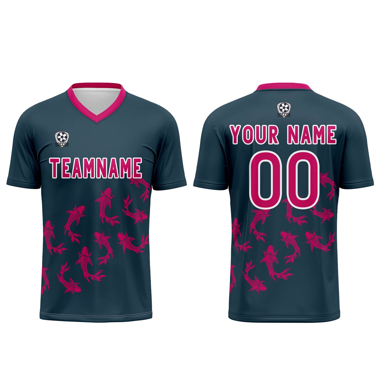 Benutzerdefinierte Universal Blau Trikots für Männer Frauen Personalisierte Fußball Uniformen für Erwachsene und Kind Online