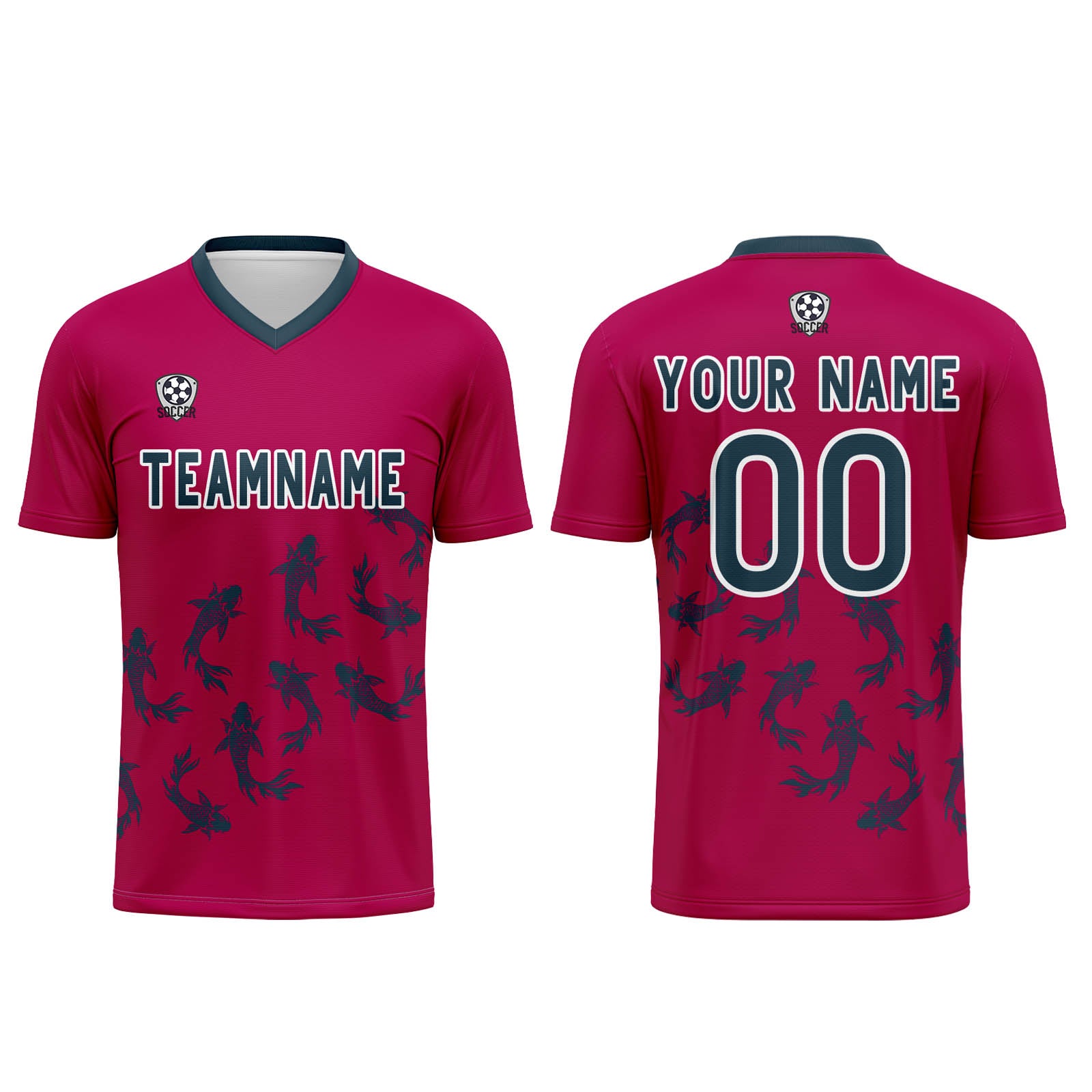Benutzerdefinierte Rose Rot Trikots für Männer Frauen Personalisierte Fußball Uniformen für Erwachsene und Kind Angebot