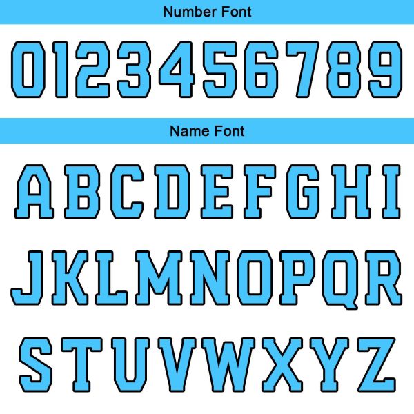 Benutzerdefinierter  Hellblau Basketball Jersey Uniform Anzug gedruckt Ihr Logo Name Nummer Verkauf – Bild 5