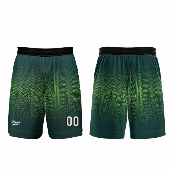 Benutzerdefinierter  Grün Basketball Jersey Uniform Anzug gedruckt Ihr Logo Name Nummer Online-Verkauf – Bild 3