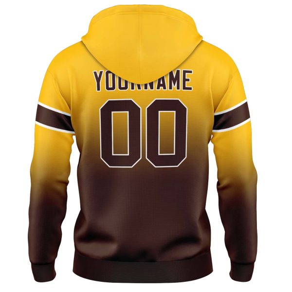 Benutzerdefinierter Verlauf Sweatshirt-Hoodie für Mann, Frau, Mädchen, Junge. Drucken Sie Ihr Logo, Ihren Namen und Ihre Nummer Verkauf – Bild 3