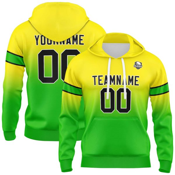 Benutzerdefinierter Verlauf Sweatshirt-Hoodie für Mann, Frau, Mädchen, Junge. Drucken Sie Ihr Logo, Ihren Namen und Ihre Nummer Schn?ppchen